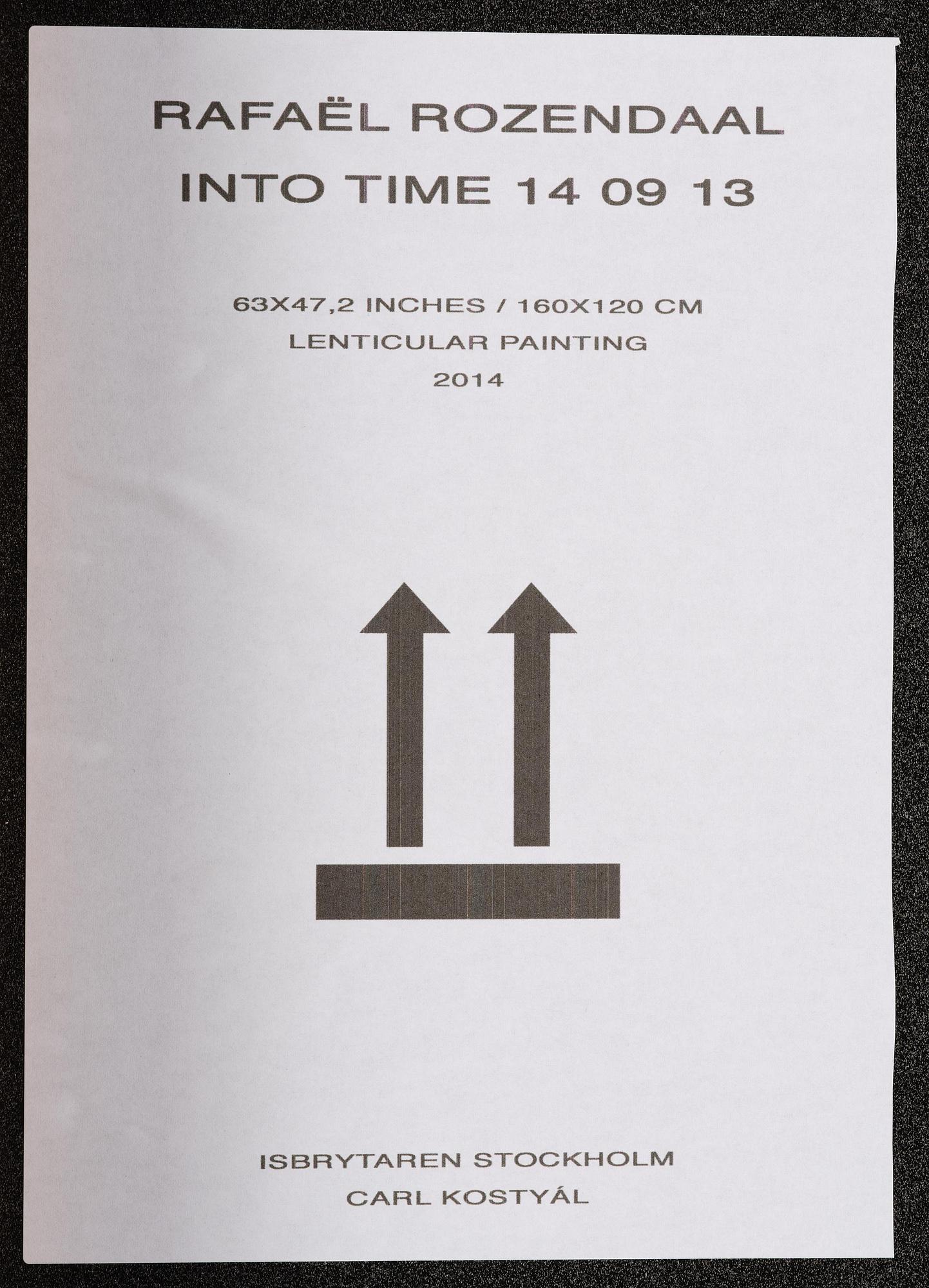 Rafaël Rozendaal, "Into Time 14 09 13".