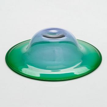 Oiva Toikka, bowl, signed Oiva Toikka, Nuutajärvi, Notsjö.