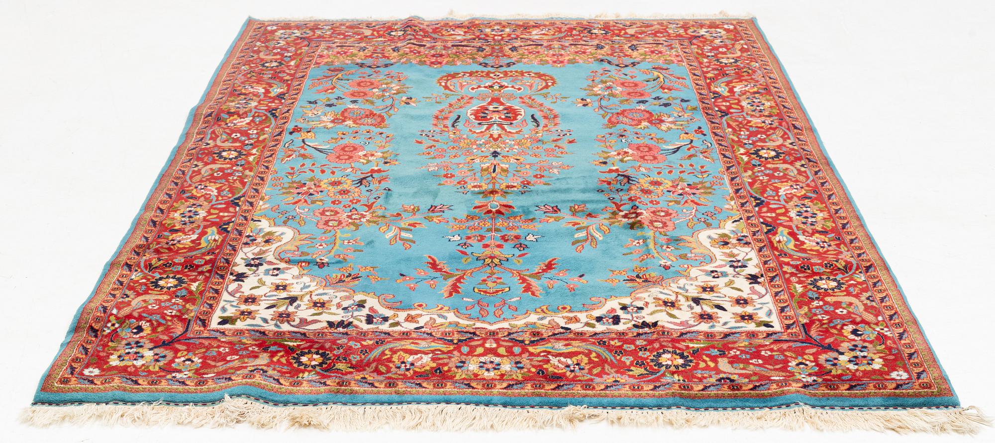Matta, Täbriz, ca 278 x 181 cm.