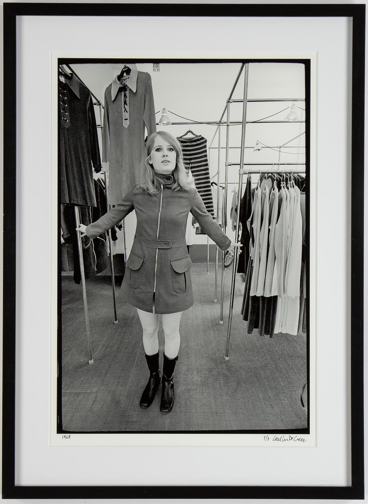 Carl Johan De Geer, fotografi, signerat 1/3.