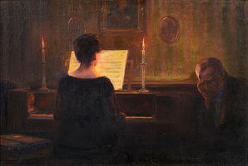 245. Reinhold Bahl, VID PIANOT.