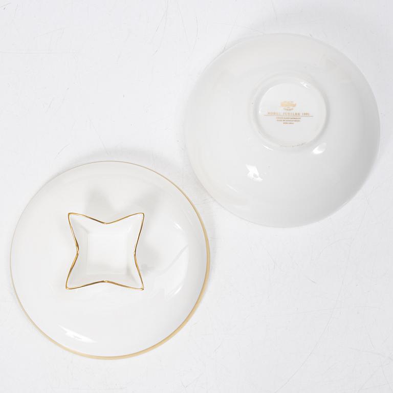Karin Björquist, Bowls with lids, 14 pcs, porcelain, "Nobel" Rörstrand.