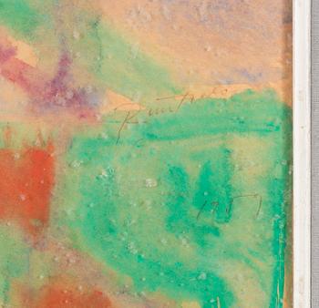 EINO RUUTSALO, watercolor, signed and dated 1959.