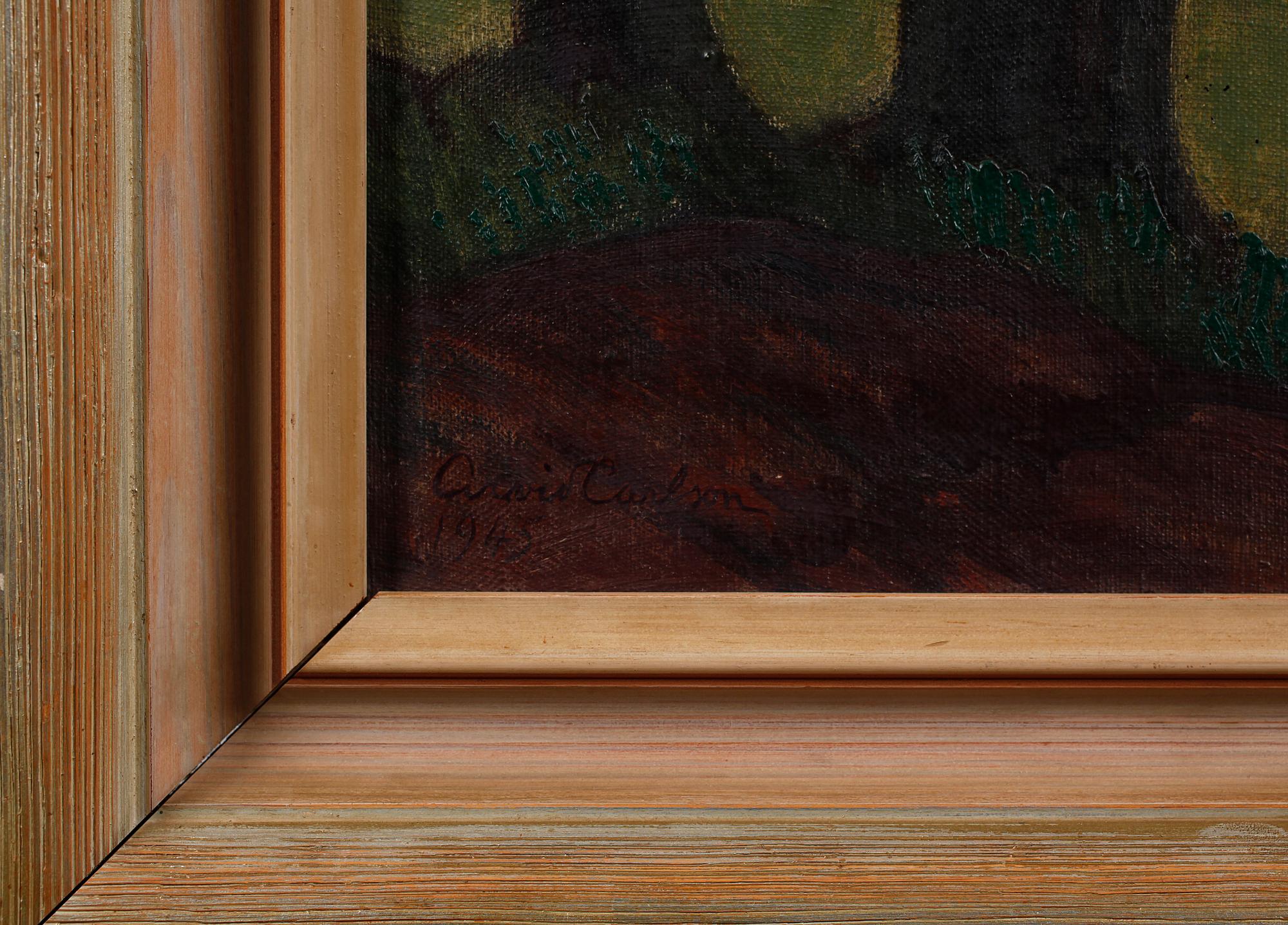 ARVID CARLSSON, olja på duk, signerad och daterad 1945.