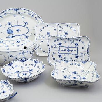 A 144 piece porcelain service 'Musselmalet', Royal Copenhagen, Denmark.