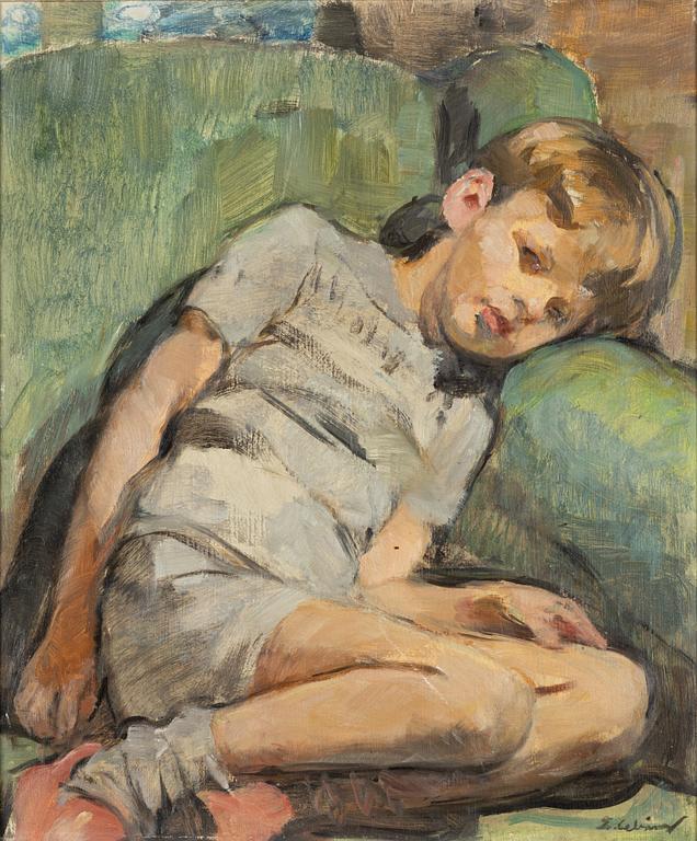 Elsa Backlund-Celsing, Boy in armchair.