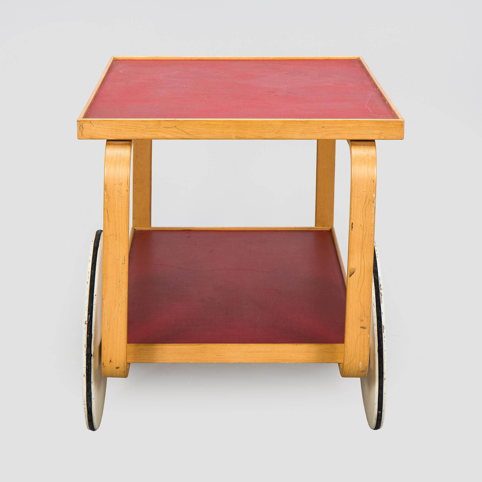 Alvar Aalto, tarjoiluvaunu O.Y. Huonekalu-ja Rakennustyötehdas A.B. 1950-luku.