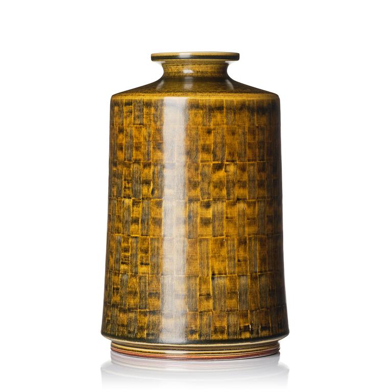 Berndt Friberg, a stoneware vase, Gustavsberg Studio 1964.