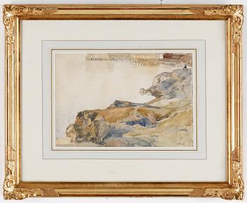 Carl Wilhelmson · CARL WILHELMSON, akvarell, signerad och daterad -11 eller -17.