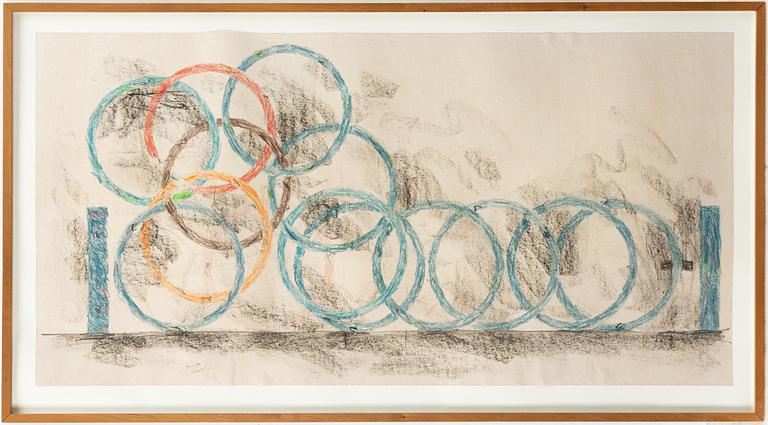 Carl Fredrik Reuterswärd, "L'Infini moins 1/Oändligheten minus 1".
