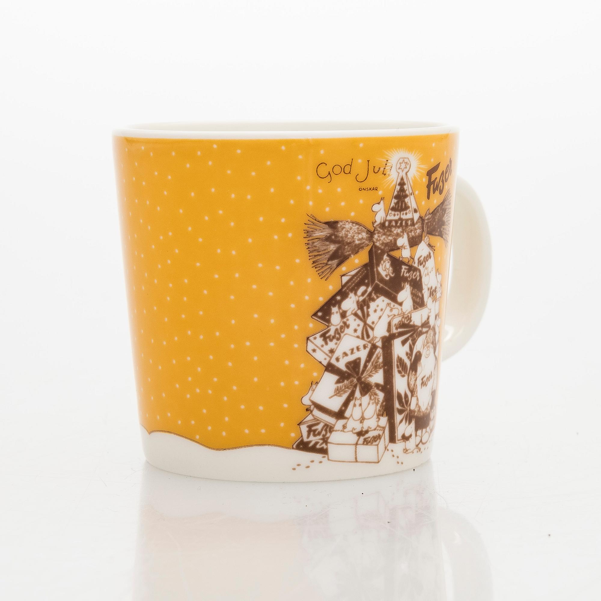 Moomin-mug, porcelain, 'Fazer Café', Moomin Characters, Arabia 2004, numbered 152/400.