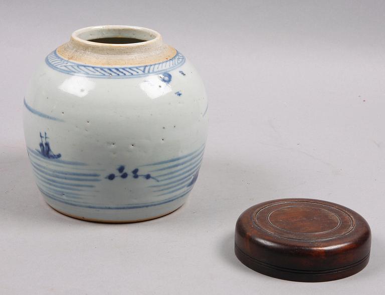 BOJANER, 2 st, porslin, Qing, Kina 1800-tal.