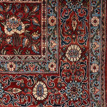 Carpet, oriental, Ghom, approx. 320 x 228 cm.