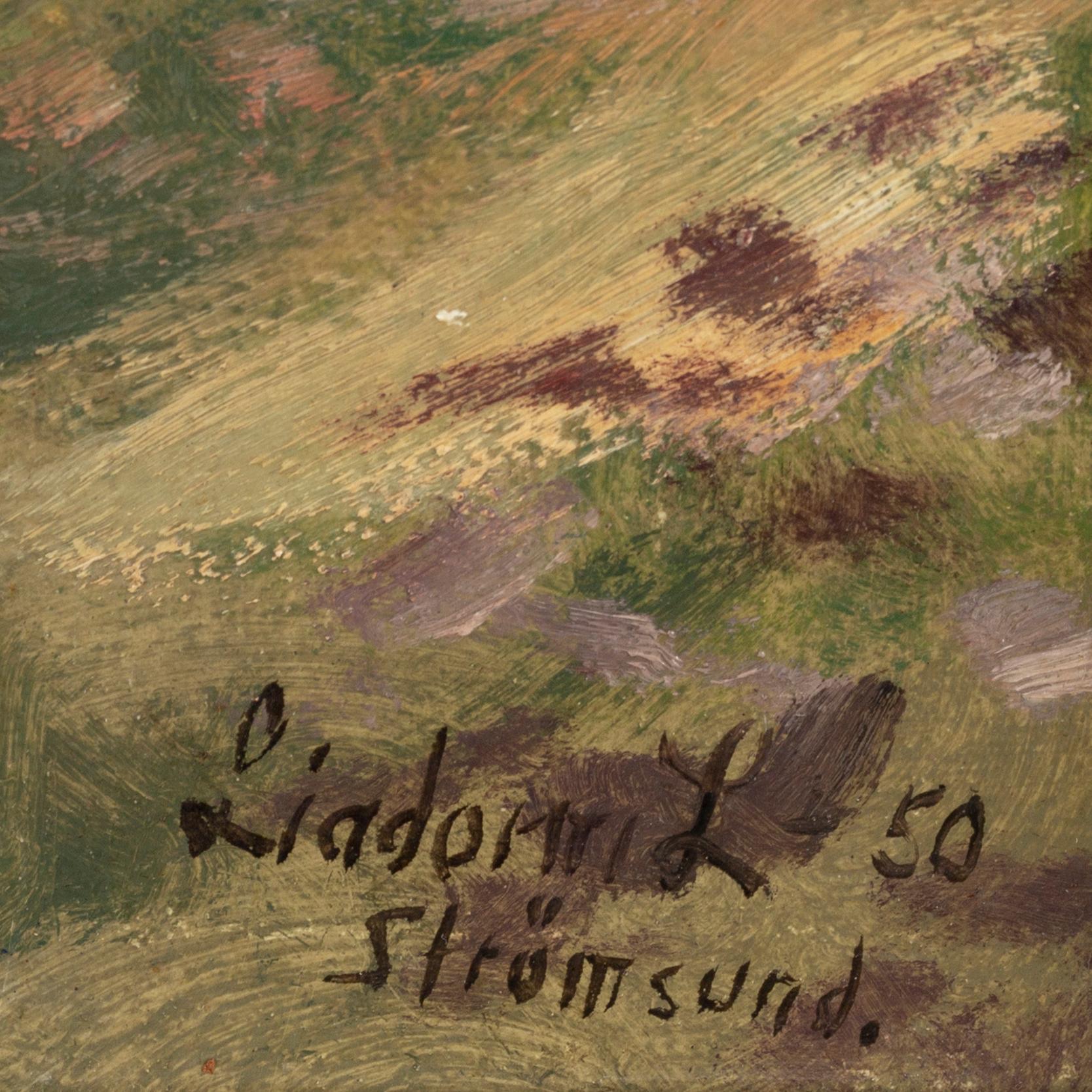 LINDORM LILJEFORS, olja på masonit, signerad Lindorm L och daterad Strömsund -50.