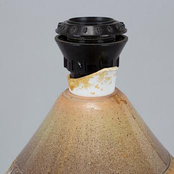 Marian Zawadzki, A ceramic floor/table lamp, Tilgmans, signed and dated 1965.