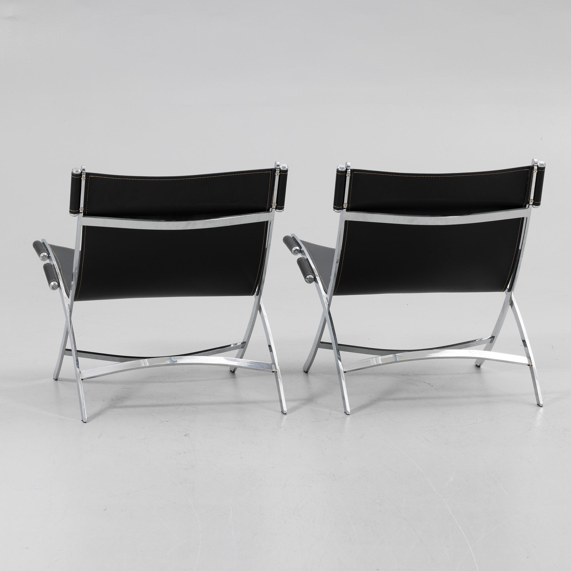 Antonio Citterio, Pair of armchairs, “Timeless”, Flexform, 2000s.