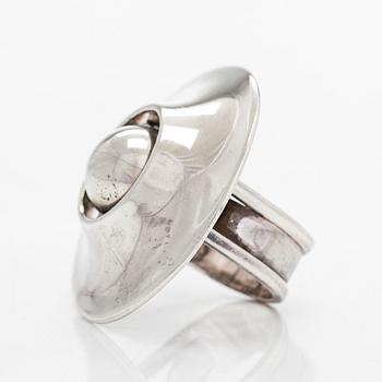 Owe Johansson, ring, sterlingsilver, Helsingfors 1972.