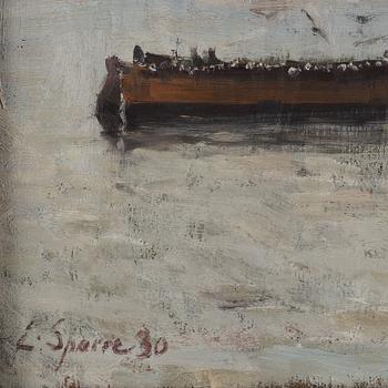 LOUIS SPARRE, signed L. Sparre and dated -30. Oil on panel.