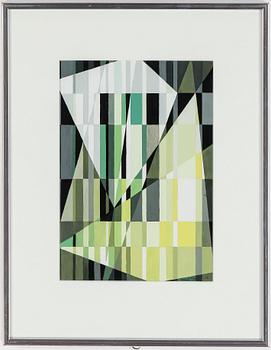 HARRIET EBELING, gouache 4 st. Signerade och daterade -58.