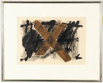 Antoni Tàpies, "Lettre X".