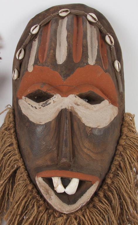 MASKER, 2 st, Afrika.