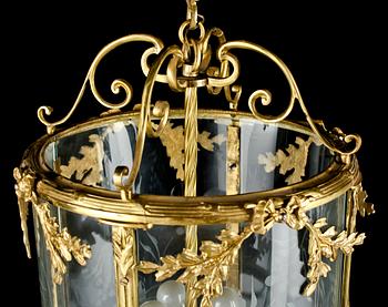 TAKLAMPA, 1900-talets andra hälft. Höjd ca 95 cm.