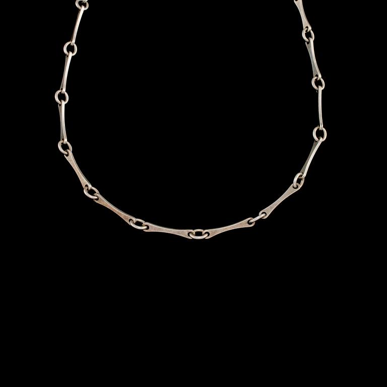 HALSKEDJA, sterlingsilver, Georg Jensen, Danmark, importstämplad. Vikt 22 g.