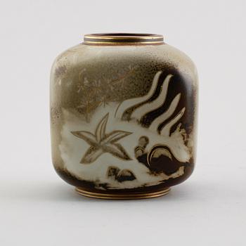 VAS, stengods, flambé, Gunnar Nylund, Rörstrand.