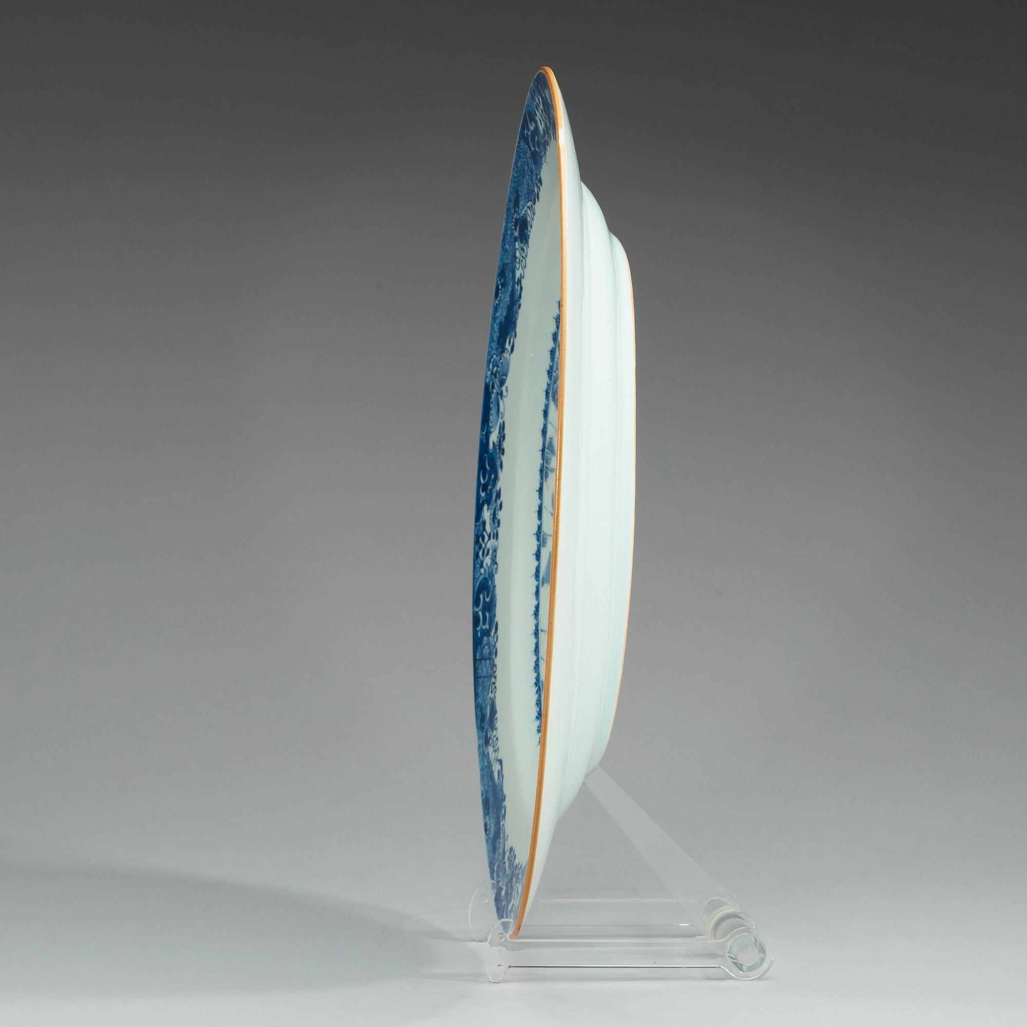 FAT, kompaniporslin, Qing dynastin, Qianlong (1736-95).