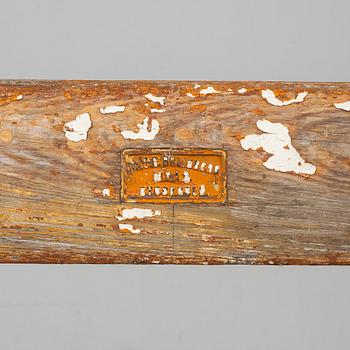 A garden sofa and armchair, Bolinder, Stockholm, circa 1900.