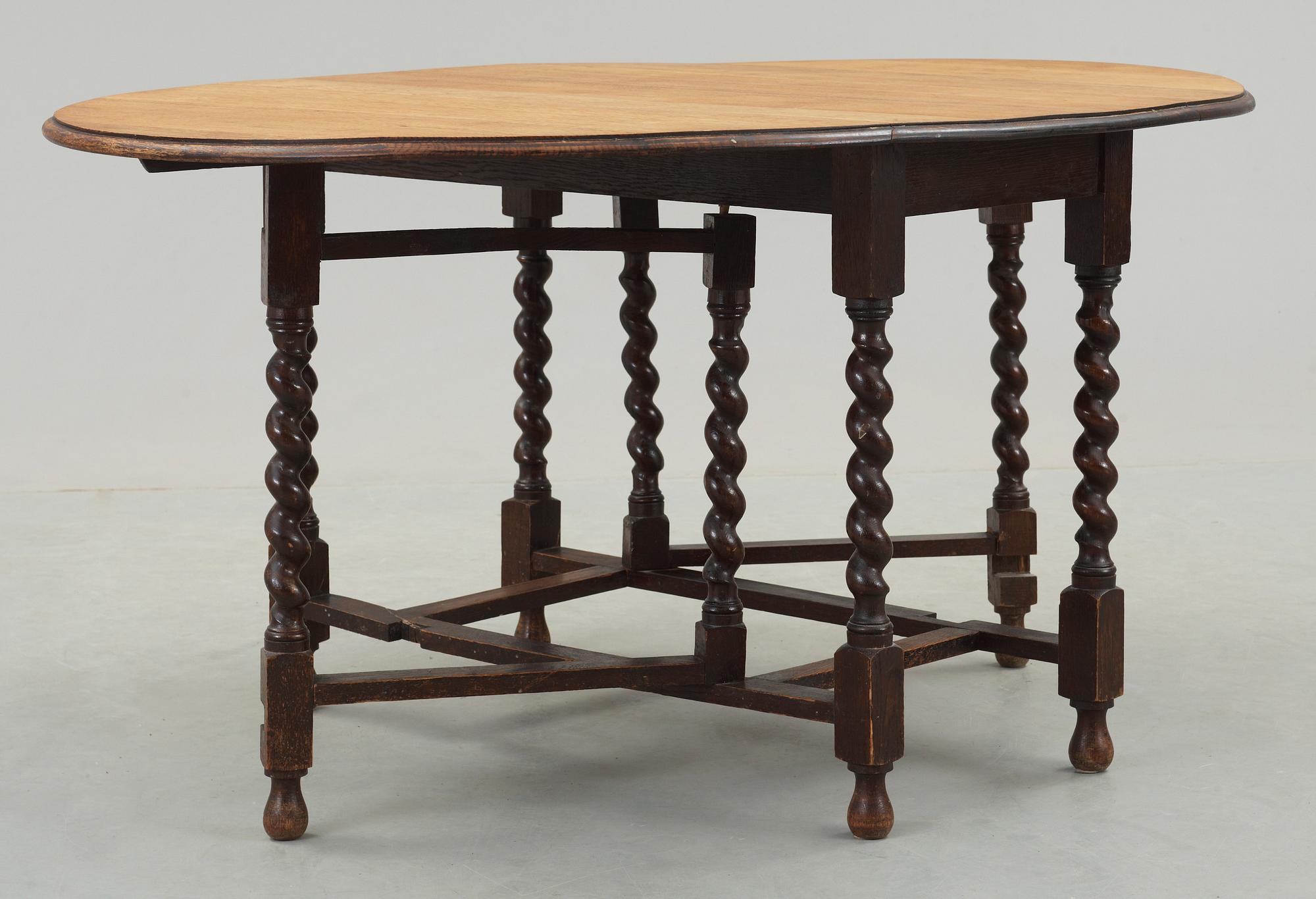SLAGBORD, Barockstil, sent 1800-tal.