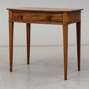 An English table, 19th century.