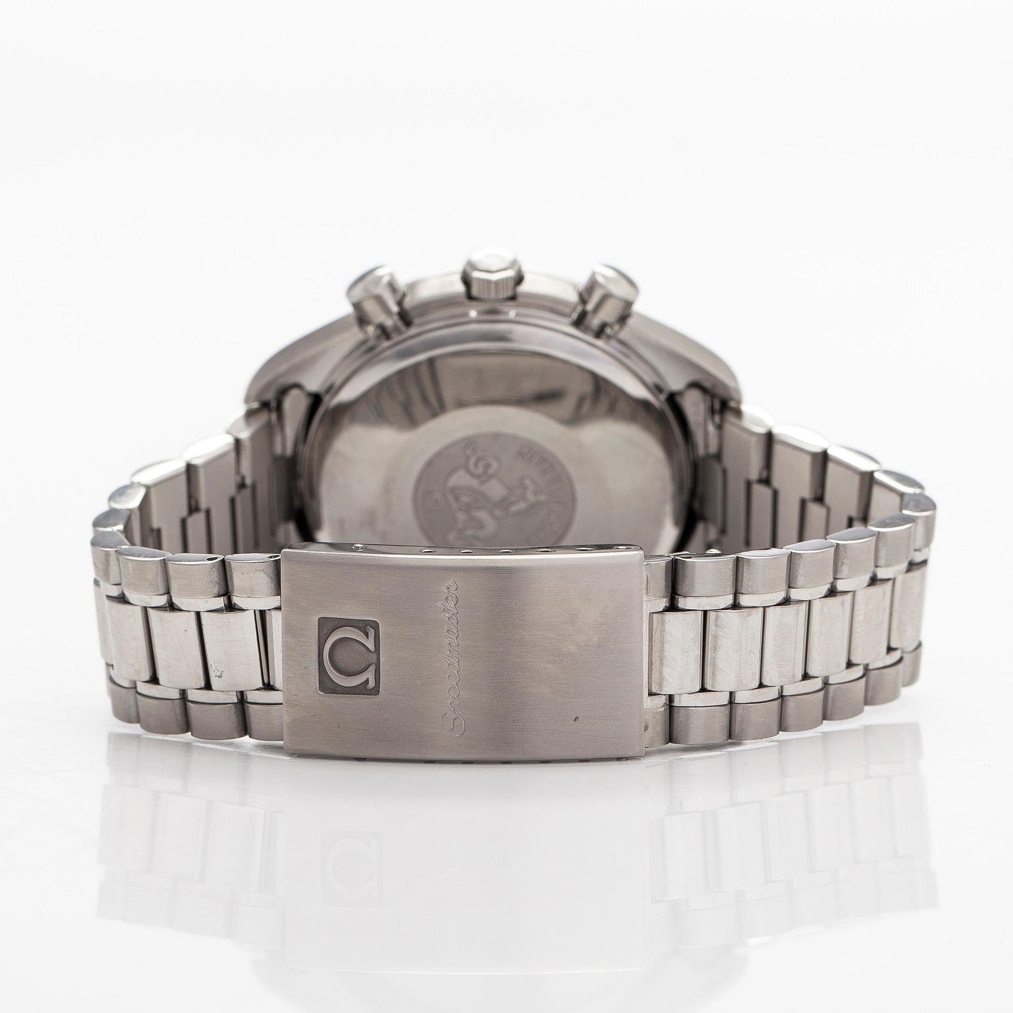 Omega, Speedmaster, Date, kronografi, rannekello, 39 mm.