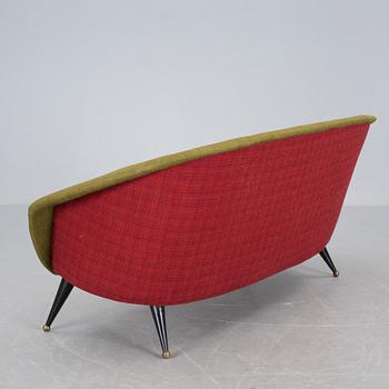 SOFFA, "Tellus" design Folke Janson för S M Wincrantz Möbelindustri AB 1950-tal.