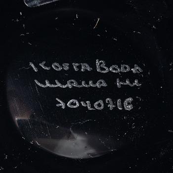 Ulrica Hydman-Vallien, glas, 6 delar, Kosta Boda.