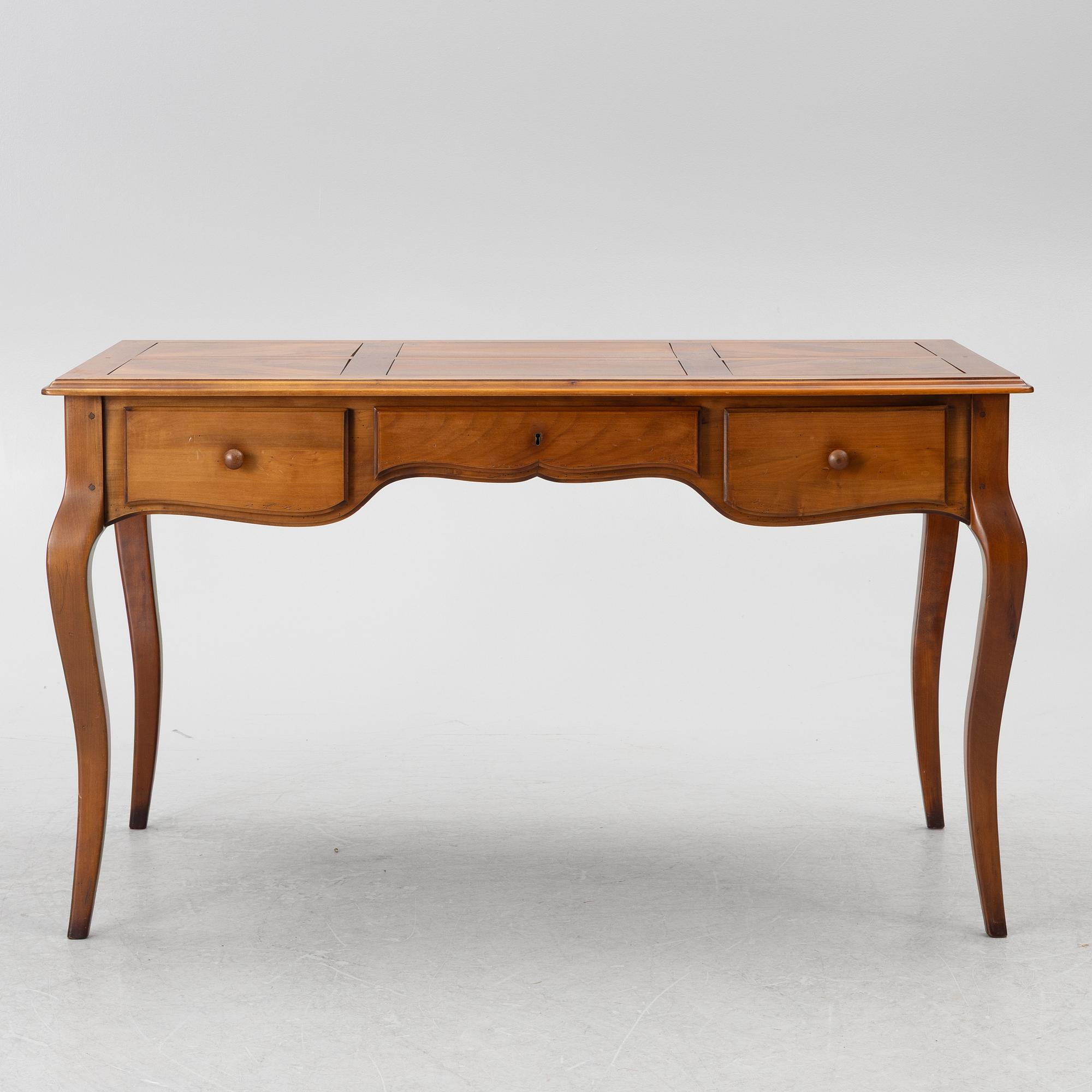 Skrivbord, rokokostil, återlanserad modell, numrerad 358, Grange, Frankrike.