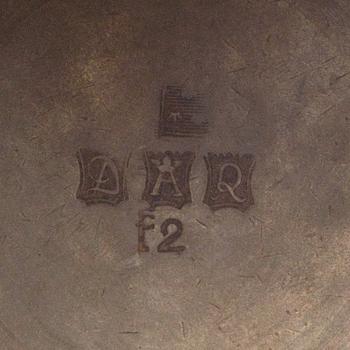 A FINNISH PEWTER TANKARD, Daniel Rising, Turku 1788.