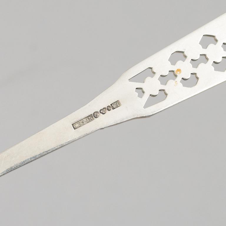 Cutlery service, 77 pieces, silver, model "Princess", Cesons, Gothenburg, some 1980.