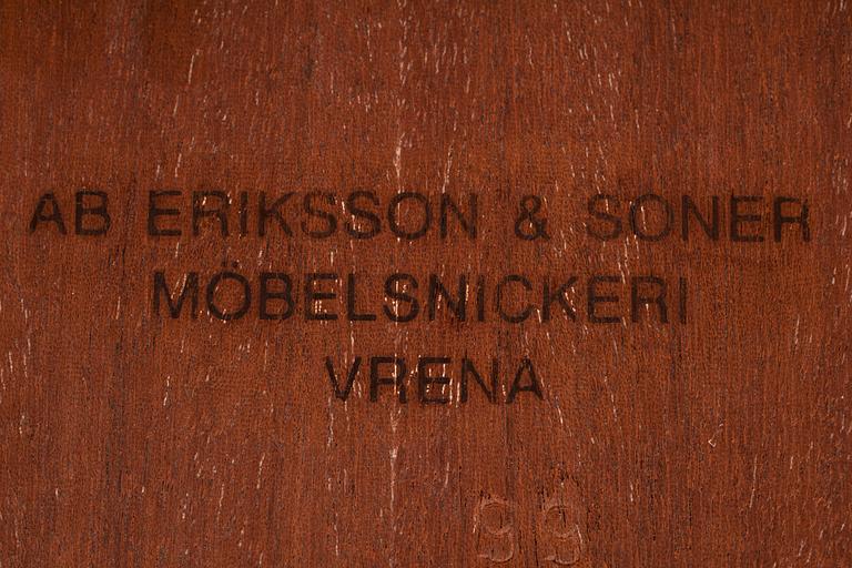 A Josef Frank burrwood veneer, mahogany and walnut cabinet, 'Nationalmuseiskåpet', Svenskt Tenn, model 881.