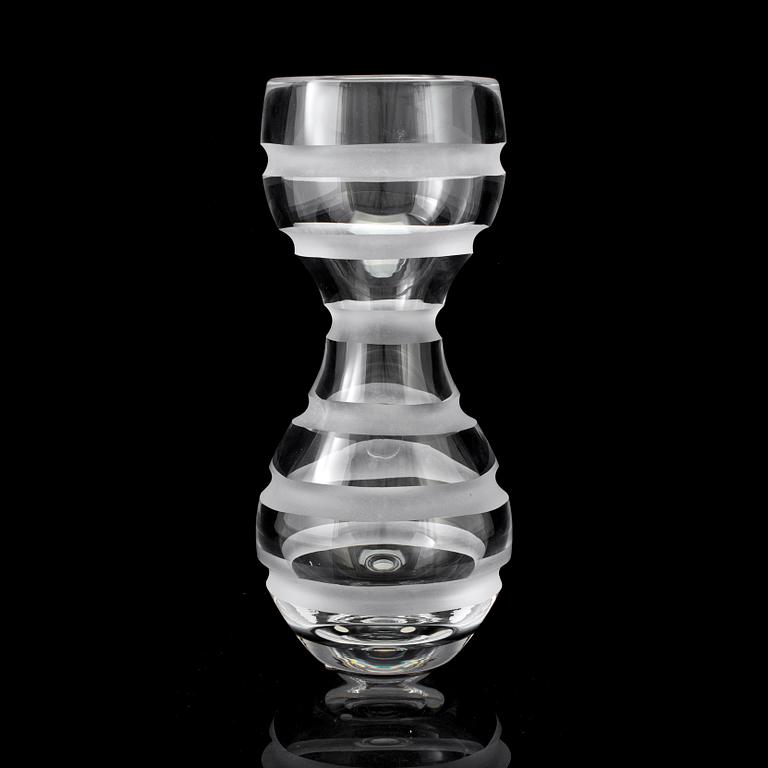 GUNNEL SAHLIN, a glass vase from Kosta Boda.