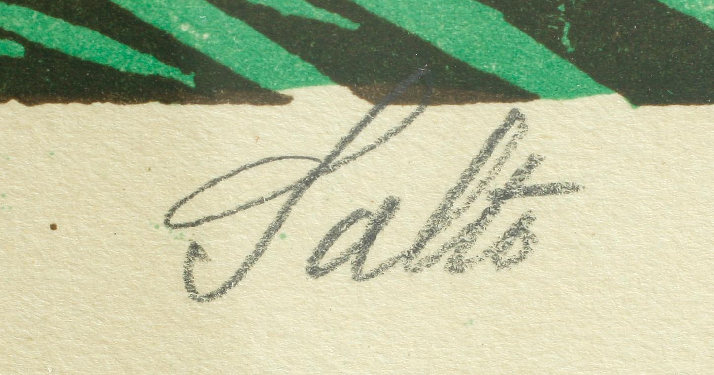 AXEL SALTO, träsnitt, sign o numr 53/260.