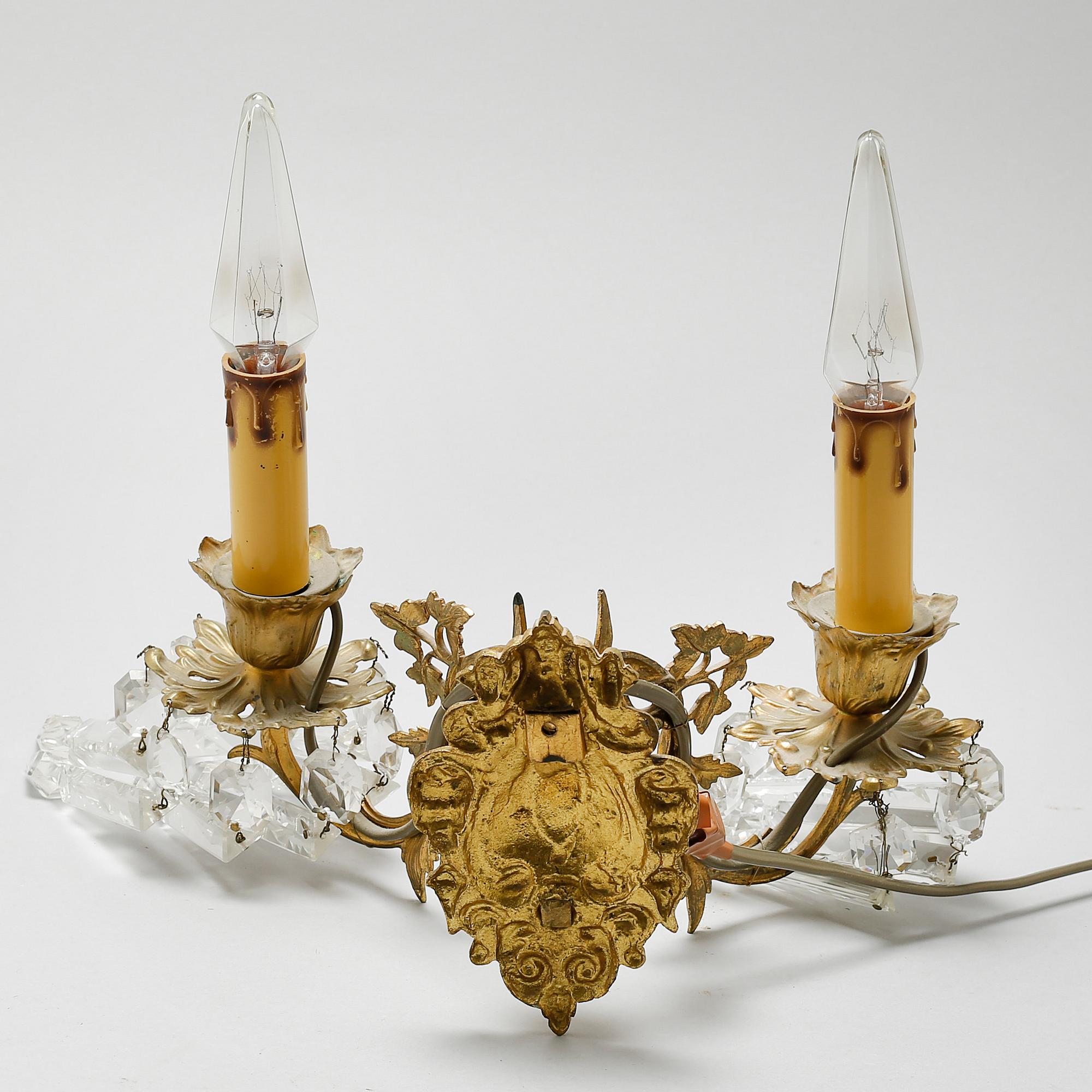 A pair of sconces, second half of the 19th century.