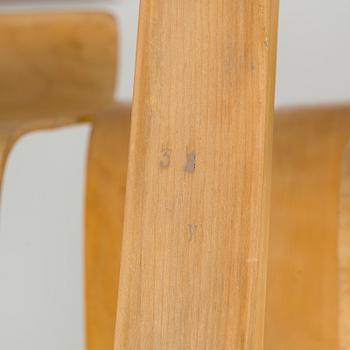 Alvar Aalto, a pair of 1940s/50s '31' armchairs for O.Y. Huonekalu- ja Rakennustyötehdas A.B.