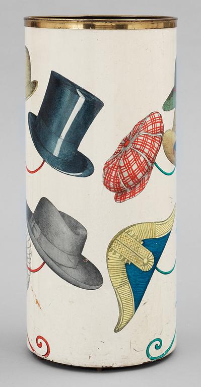 PIERO FORNASETTI, paraplyställ, Milano, Italien, 1960-70-tal.