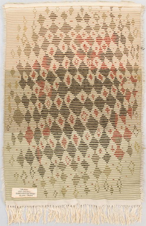 KIRSTI ILVESSALO,  a Finnish long pile rug for Friends of Finnish Handicraft. Circa 156 x 110 cm.