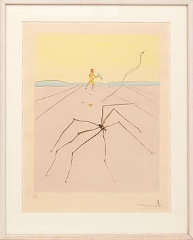 Salvador Dalí, "Kumo the Weaver", 1976.