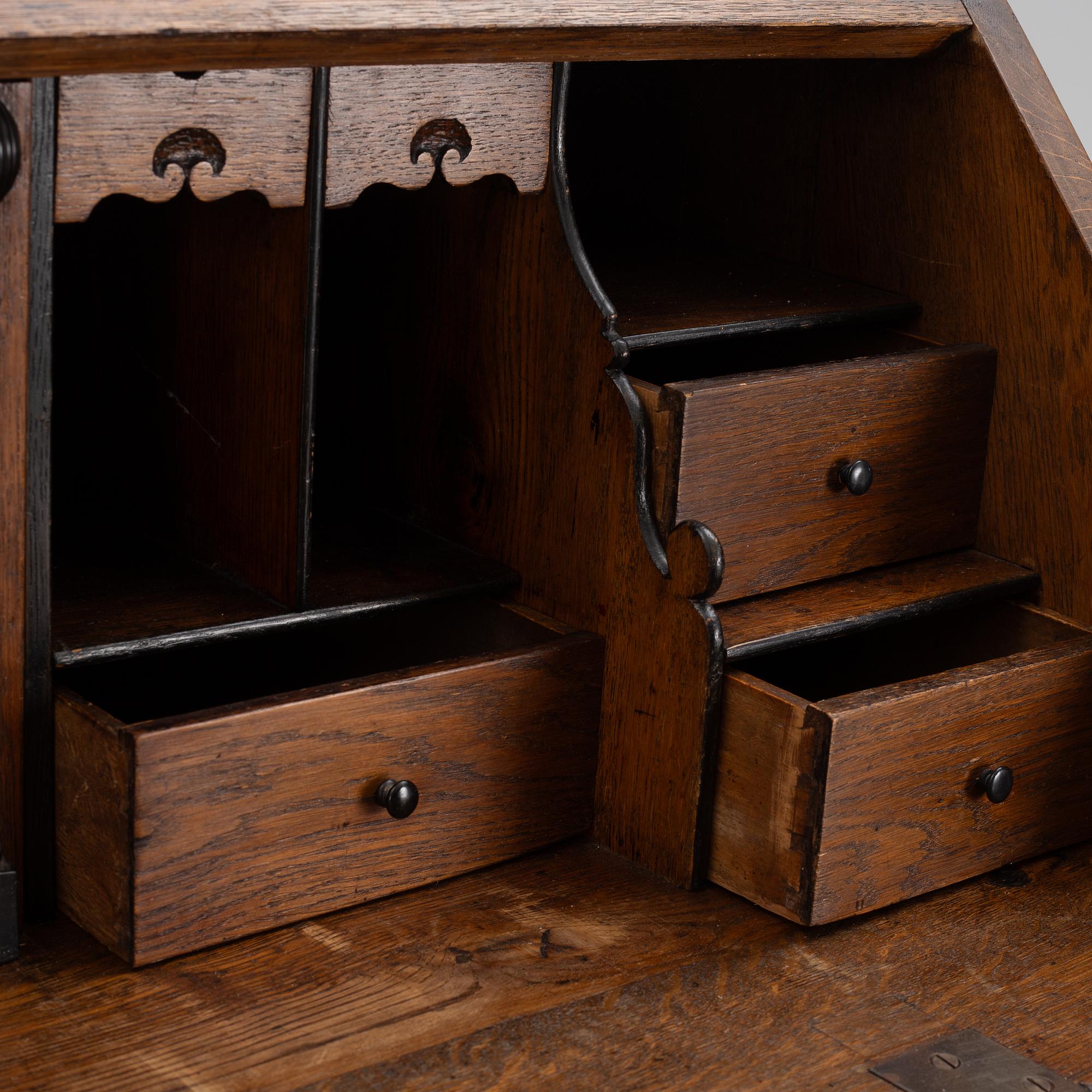 A 18th century secretaire.