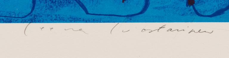 Leena Luostarinen, lithograph, signed and dated 1992, numbered 61/100.