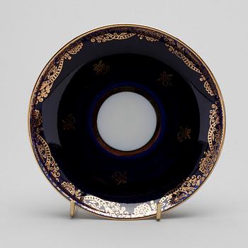 KAFFE- / TESERVIS, porslin, Sovjetunion, 1900-talets slut.