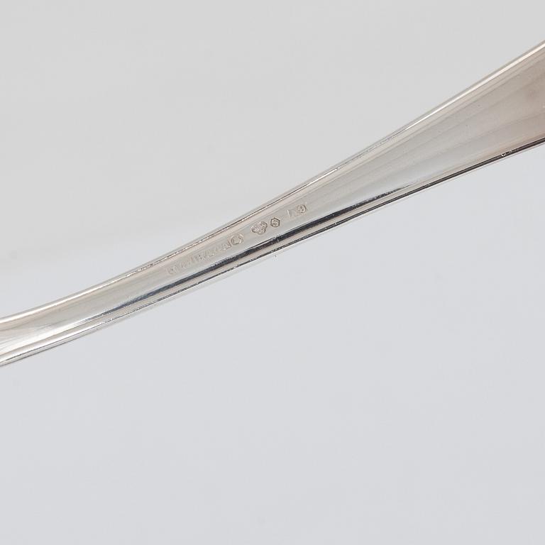 A Swedish Silver Cutlery, model 'Haga', among others mark of Hultman, Stockholm 1951 (75 pieces).